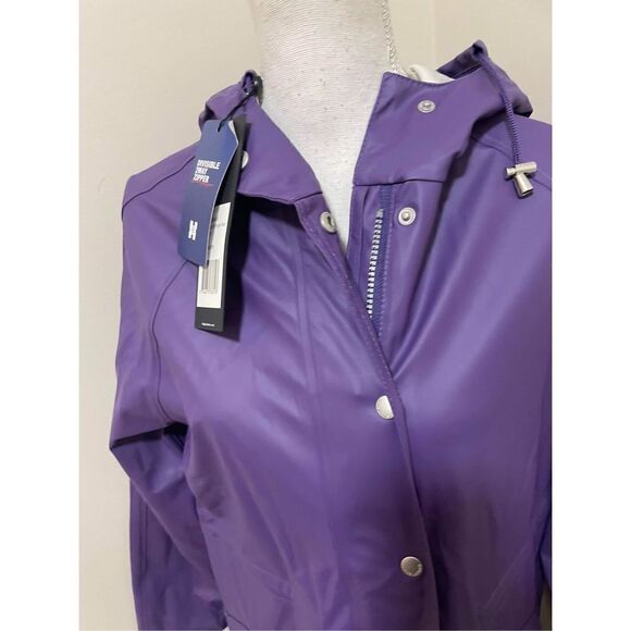 Ilse Jacobsen Long RAINCOAT Rain71L (Purple Rain) Size XS (US4) - Picture 5 of 14